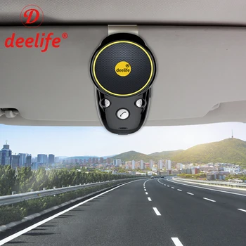 Deelife Handsfree Bluetooth Car Kit Sun Visor Speaker Auto Wireless Speakerphone Carkit for Phone Hands Free
Deelife Handsfree Bluetooth Car Kit Sun Visor Speaker Auto Wireless Speakerphone Carkit for Phone Hands Free