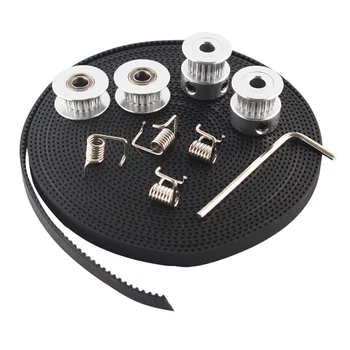 2X GT2 Pulley 20 Teeth Bore 5mm + GT2 6mm Timing Belt & 2X Idler 4X Tensioner for 3D printer RepRap
2X GT2 Pulley 20 Teeth Bore 5mm + GT2 6mm Timing Belt & 2X Idler 4X Tensioner for 3D printer RepRap