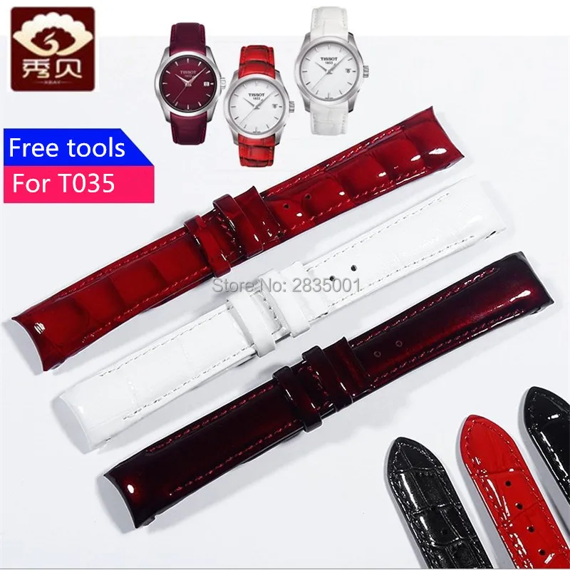 New Fashion Lady's 18mm Genuine Leather Watchband Shiny Colors Curved End Strap Deployment Buckle for T-CLASSIC T035 Free Ship
New Fashion Lady's 18mm Genuine Leather Watchband Shiny Colors Curved End Strap Deployment Buckle for T-CLASSIC T035 Free Ship