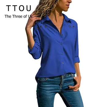 TTOU Casual Women Tops Blouses Elegant Long Sleeve Blouse Shirt Turn Down Collar Chiffon Blouse Office Shirts Blusas Camisa
TTOU Casual Women Tops Blouses Elegant Long Sleeve Blouse Shirt Turn Down Collar Chiffon Blouse Office Shirts Blusas Camisa