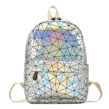 Holographic Women's bag Hologram Leather Female Fashion travel Backpack Laser For Girl School Casucal bag Pack Mochila feminina
Holographic Women's bag Hologram Leather Female Fashion travel Backpack Laser For Girl School Casucal bag Pack Mochila feminina