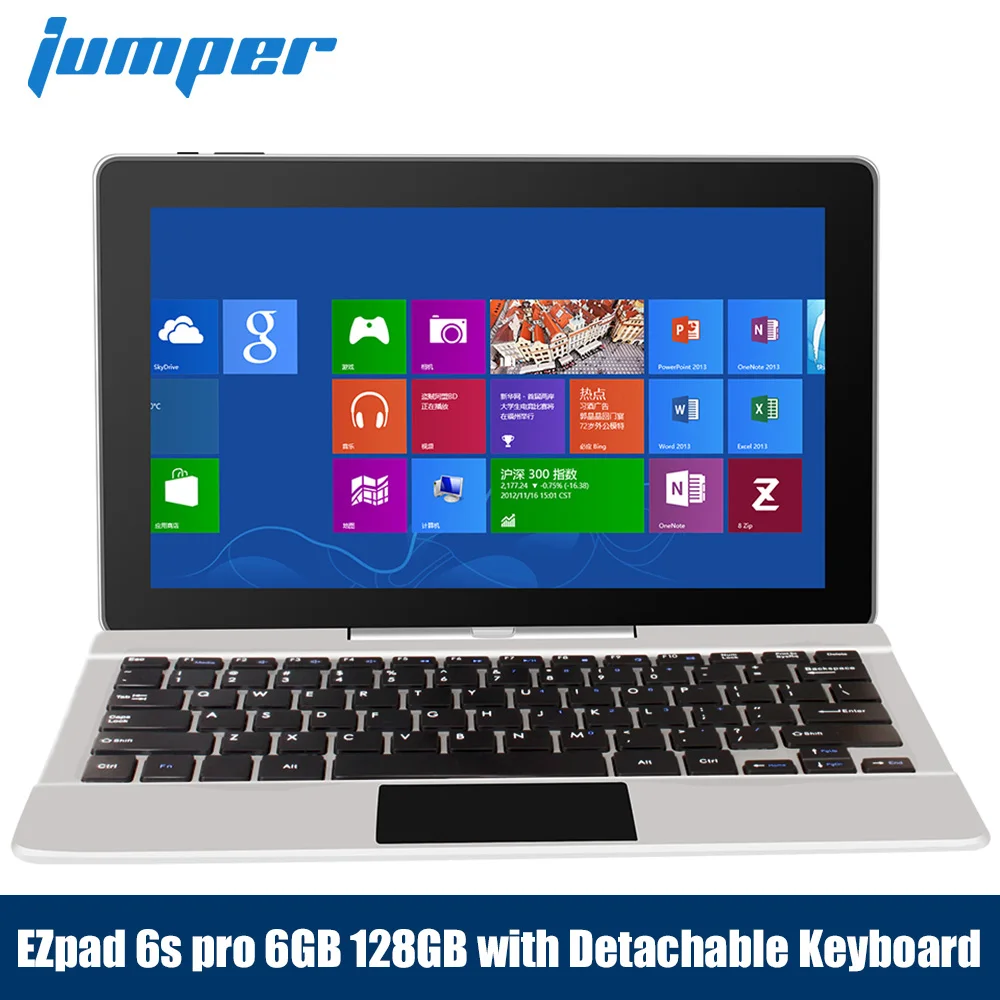 

Jumper EZpad 6S Pro Tablets 11.6 inch Apollo Lake N3450 Quad Core 1.10-2.20GHz 6GB 128GB Tablet PC WiFi Tablet with Keyboard