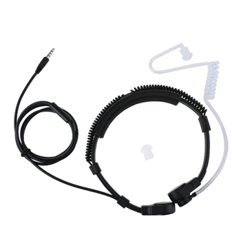 3.5mm plug Army Throat Microphone earphone Transparent Covert Acoustic Tube black+white Earpiece for smart phones
3.5mm plug Army Throat Microphone earphone Transparent Covert Acoustic Tube black+white Earpiece for smart phones