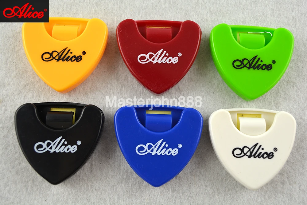 6pcs Colored Alice A010A Plastic Heart Shaped Guitar Picks Case Holder Stick Adhesive Back
6pcs Colored Alice A010A Plastic Heart Shaped Guitar Picks Case Holder Stick Adhesive Back