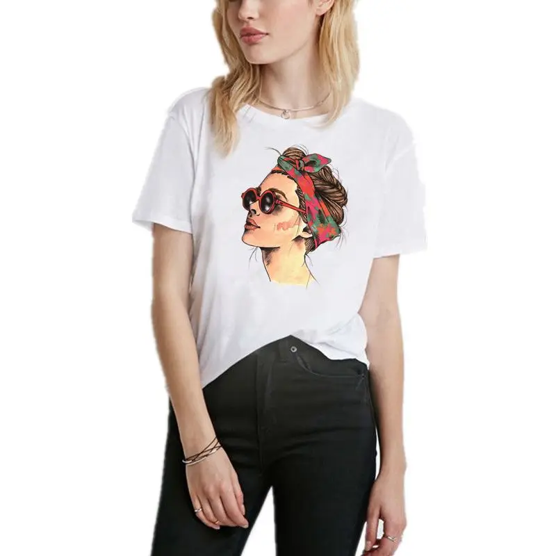 2018 Summer Women White T shirt Plus Size Ladies Short Sleeved O-neck T-shirt Harajuku Top Tee Clothes Z398
2018 Summer Women White T shirt Plus Size Ladies Short Sleeved O-neck T-shirt Harajuku Top Tee Clothes Z398