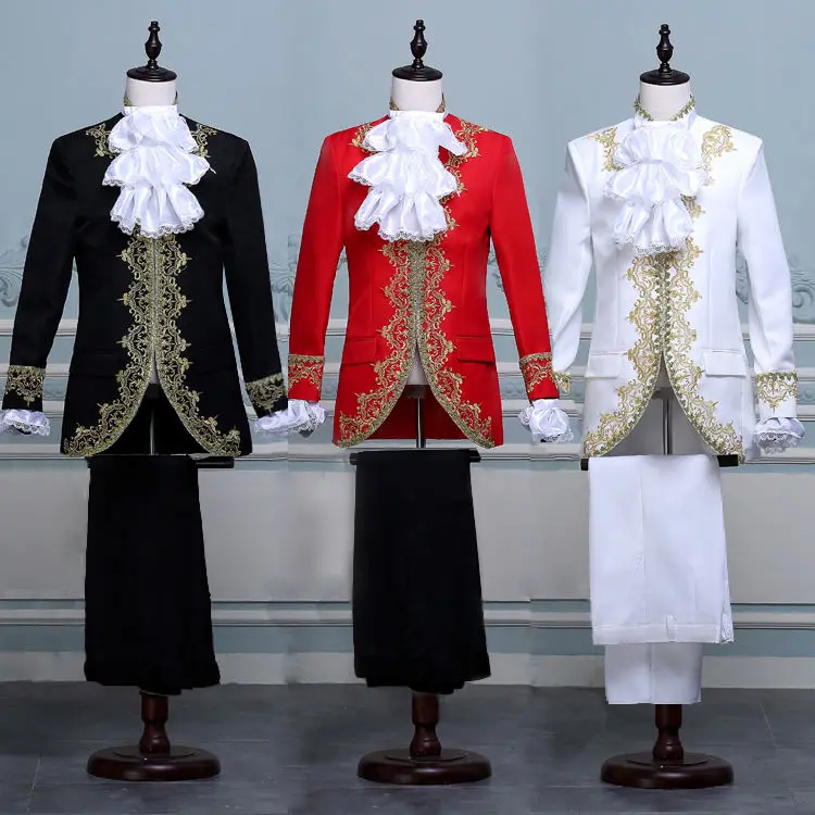 Biamoxer King Prince Renaissance Medieval Men Cosplay Costume Coat+Pants Full Set
Biamoxer King Prince Renaissance Medieval Men Cosplay Costume Coat+Pants Full Set