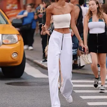 2019 Summer New High waist Wide Leg Pants Women Elegant LooseSweatpants Solid Pants Casual Trousers
2019 Summer New High waist Wide Leg Pants Women Elegant LooseSweatpants Solid Pants Casual Trousers