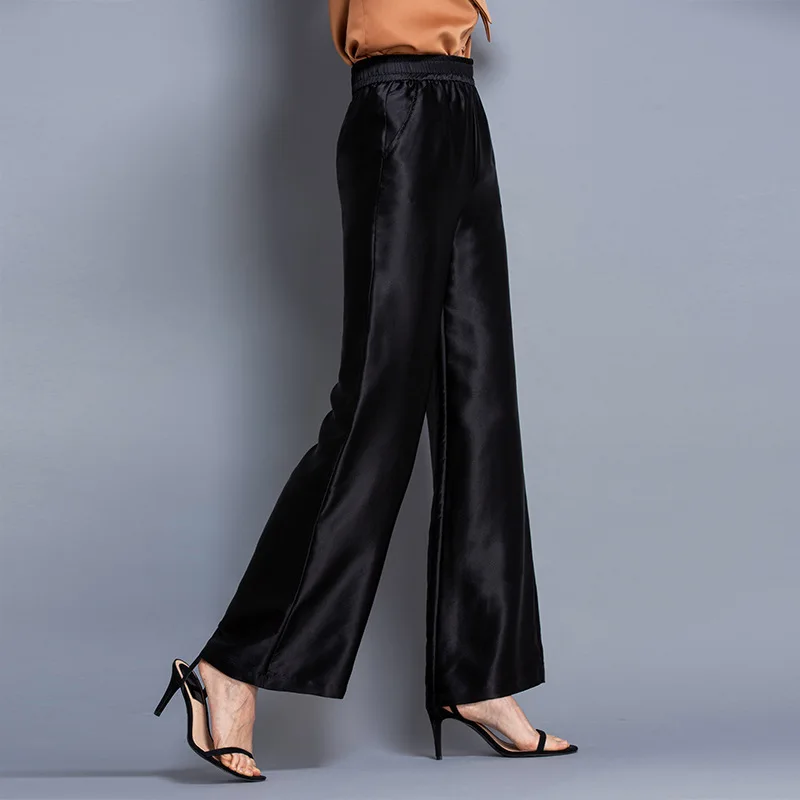 Silk wide leg pants female 2019 summer new arrival high waist drape loose trousers Korean silk thin casual trousers summer190309
Silk wide leg pants female 2019 summer new arrival high waist drape loose trousers Korean silk thin casual trousers summer190309
