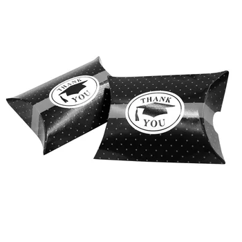 50pcs/Pack Pillow Box For Sweets Candy Graduation Bachelor Cap Pattern Gift Box Favors Graduation Party Supplies(Black)
50pcs/Pack Pillow Box For Sweets Candy Graduation Bachelor Cap Pattern Gift Box Favors Graduation Party Supplies(Black)