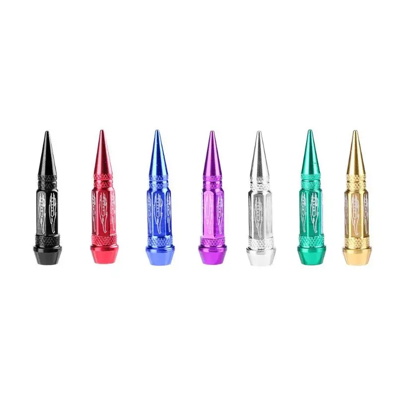 Universal 7 Colors 4pcs/set Aluminum Alloy Spike Design Car Wheel Valve Caps Bicycle Tire Air Valve Cover for Truck Motorcycle
Universal 7 Colors 4pcs/set Aluminum Alloy Spike Design Car Wheel Valve Caps Bicycle Tire Air Valve Cover for Truck Motorcycle