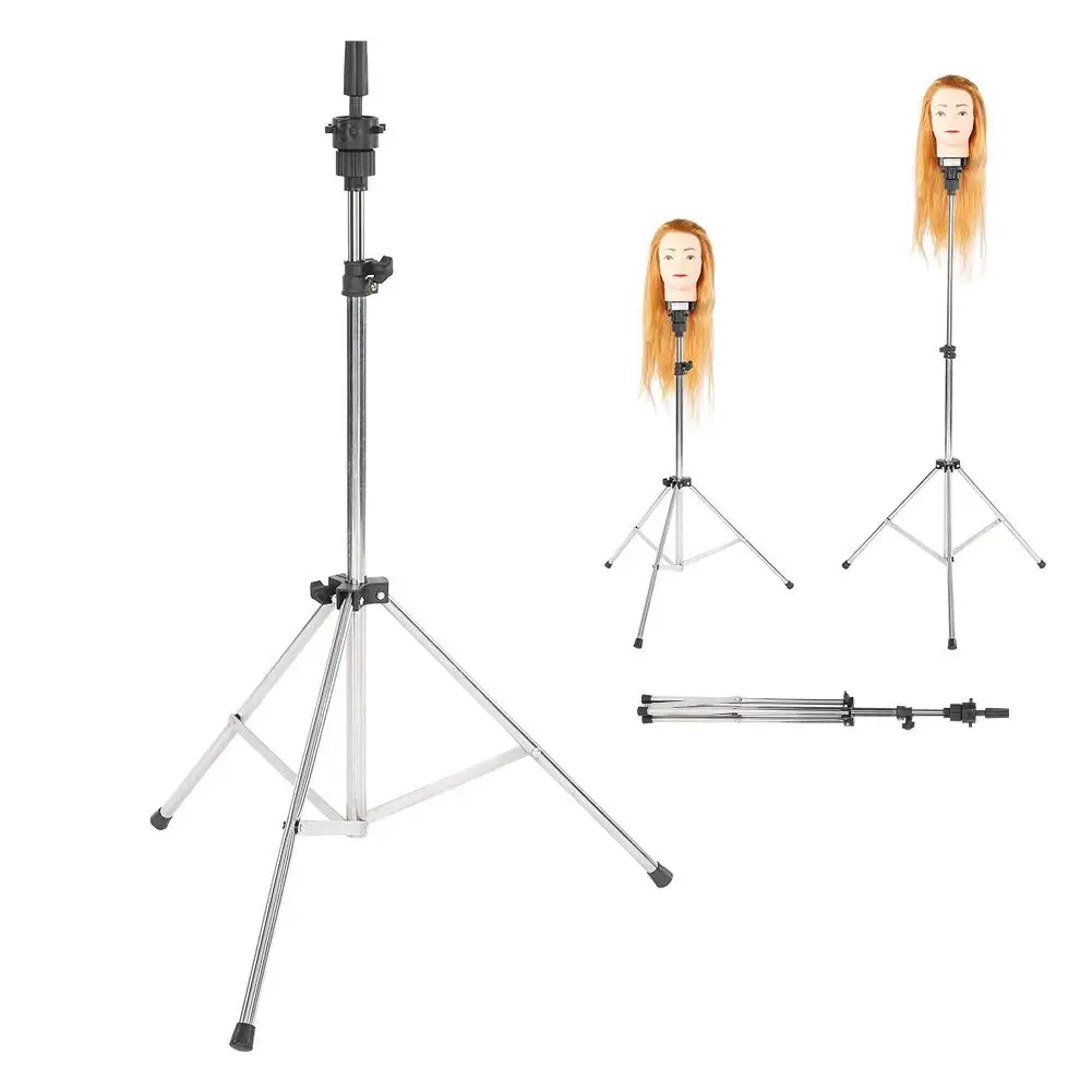 Hairdressing Training Mannequin Tripod Clamp Wig Display Holder Hair Wig Head Holder Stand Tool Silver Hair Stying Tool
Hairdressing Training Mannequin Tripod Clamp Wig Display Holder Hair Wig Head Holder Stand Tool Silver Hair Stying Tool
