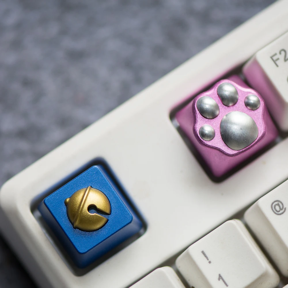 1pc Full Metal Aluminium Alloy Key Cap Mechanical Keyboard Personality Small Bell Cat Claw Keycap
1pc Full Metal Aluminium Alloy Key Cap Mechanical Keyboard Personality Small Bell Cat Claw Keycap