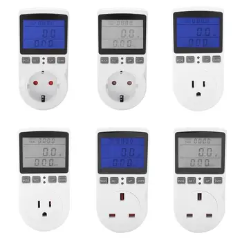 Multifunction Digital Wattmeter Power Meter Smart Electric Energy Socket Power Voltage Analyzer Measuring Outlet Socket EU Plug
Multifunction Digital Wattmeter Power Meter Smart Electric Energy Socket Power Voltage Analyzer Measuring Outlet Socket EU Plug