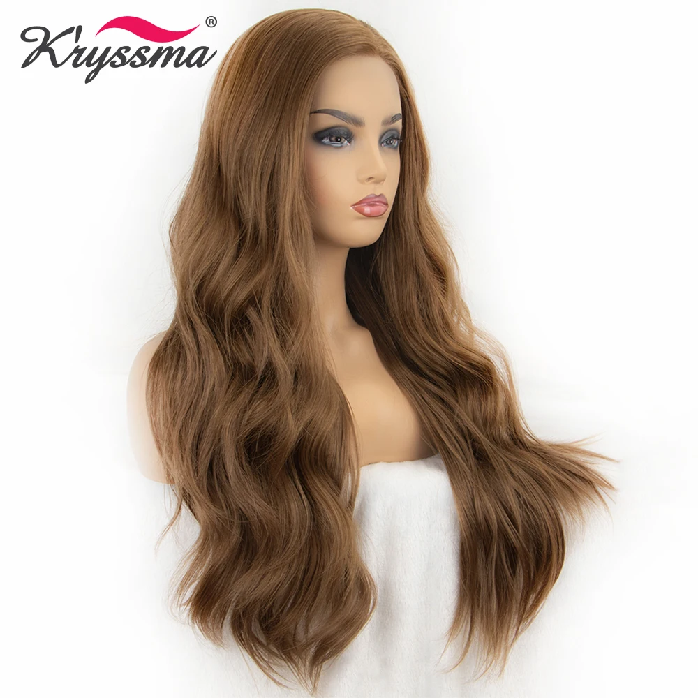 Kryssma Synthetic Lace Front Wig Long Wavy Wig Brown Wigs For Women Natural Hairline L Parting Hair Heat Resistant Fiber
Kryssma Synthetic Lace Front Wig Long Wavy Wig Brown Wigs For Women Natural Hairline L Parting Hair Heat Resistant Fiber