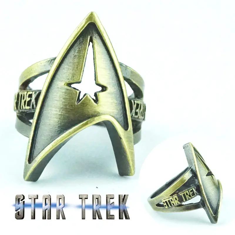 Movie Star Trek Ring Vintage Bronze Meatl Hollow Costume Accessory Cosplay Collection For Send Men Rings Gift
Movie Star Trek Ring Vintage Bronze Meatl Hollow Costume Accessory Cosplay Collection For Send Men Rings Gift
