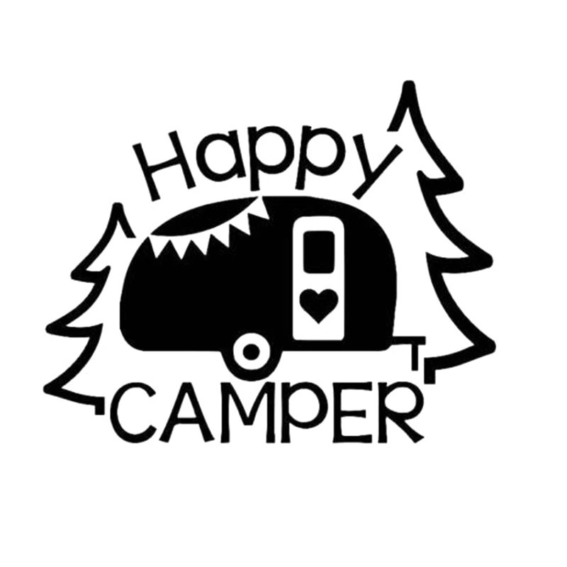 Happy Campers Car Stickers accessories camping Vinyl Decals Window Truck Glass camper Car Styling hot style
Happy Campers Car Stickers accessories camping Vinyl Decals Window Truck Glass camper Car Styling hot style