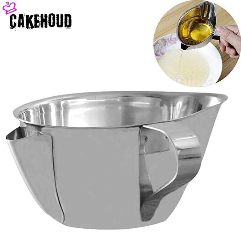 CAKEHOUD Kitchen Tool Cooking Grease Filter Stainless Steel Grease Separator Bowl Multi-purpose Oil Soup Filter Cup With Handle
CAKEHOUD Kitchen Tool Cooking Grease Filter Stainless Steel Grease Separator Bowl Multi-purpose Oil Soup Filter Cup With Handle