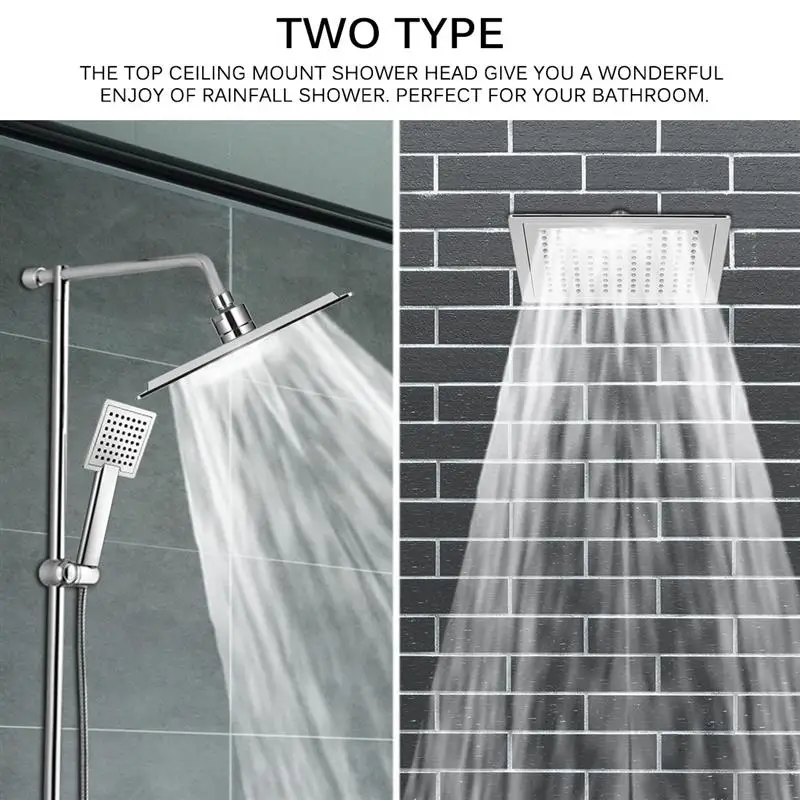 New 30*30cm Showerheads 12 inch Square Rainfall Shower Head Ultra-thin Rain Water Saving Square Bathroom Shower Faucet Head
New 30*30cm Showerheads 12 inch Square Rainfall Shower Head Ultra-thin Rain Water Saving Square Bathroom Shower Faucet Head
