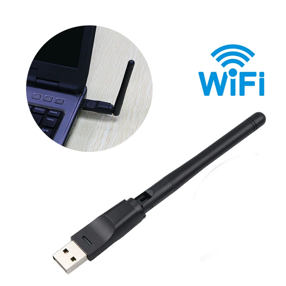 Adapter 2.4GHz WLAN Network Card 150Mbps Wireless USB WiFi Receiver 2DB Wifi Antenna For DVB T2
Adapter 2.4GHz WLAN Network Card 150Mbps Wireless USB WiFi Receiver 2DB Wifi Antenna For DVB T2