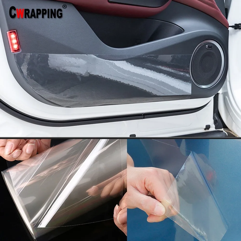 30x152cm PPF Clear Transparent Vinyl Film Adhesiv Strechable Car Paint Body Decoration Protective Vinyl Self-Repair Film
30x152cm PPF Clear Transparent Vinyl Film Adhesiv Strechable Car Paint Body Decoration Protective Vinyl Self-Repair Film