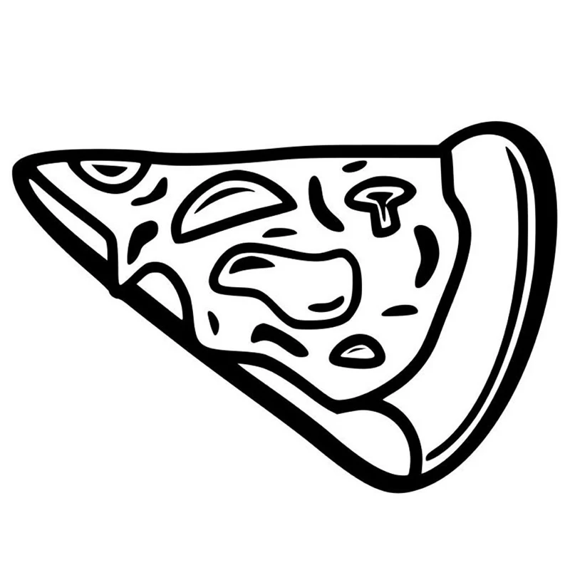Pizza slice decal sticker style Motorcycle SUVs Bumper Car Window Laptop Stylings | Автомобили и мотоциклы