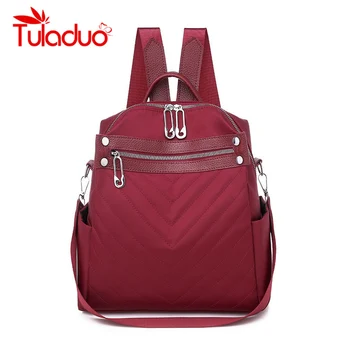 Tuladuo Classic Backpack Female Double Zipper High Quality Waterproof Women Shoulder Bag Large Capacity School Bag Girl Rucksack
Tuladuo Classic Backpack Female Double Zipper High Quality Waterproof Women Shoulder Bag Large Capacity School Bag Girl Rucksack
