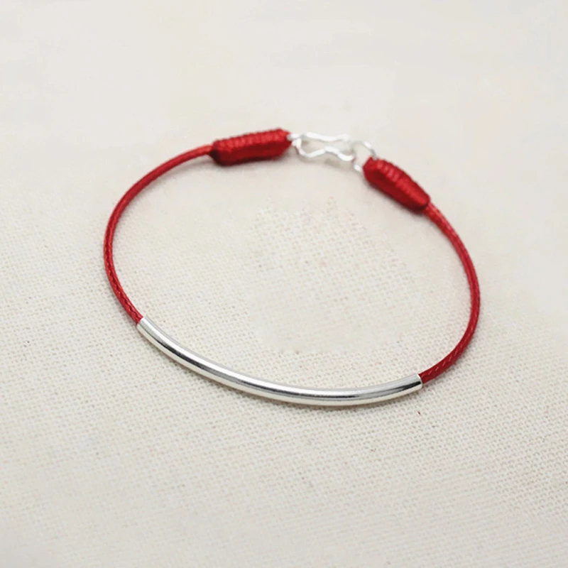 La MaxZa Fashion Jewelry Luxury Womens Accessories Thin Red Rope Hand Chain Bracelets Women 925 Silver Tube Bracelet For Women
La MaxZa Fashion Jewelry Luxury Womens Accessories Thin Red Rope Hand Chain Bracelets Women 925 Silver Tube Bracelet For Women