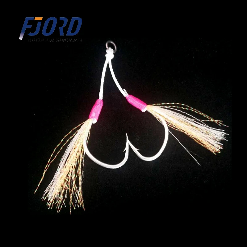 FJORD Quality 2pcs/lot Fishing Hooks Binding Hook With Night UV Wire Night Light Wire Jig Hooks Jigging Hook
FJORD Quality 2pcs/lot Fishing Hooks Binding Hook With Night UV Wire Night Light Wire Jig Hooks Jigging Hook