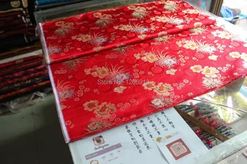 chinese silk brocade woven damask fabric cheongsam cushion red back Chrysanthemum & Peony with lucky cricle Tapestry satin
chinese silk brocade woven damask fabric cheongsam cushion red back Chrysanthemum & Peony with lucky cricle Tapestry satin