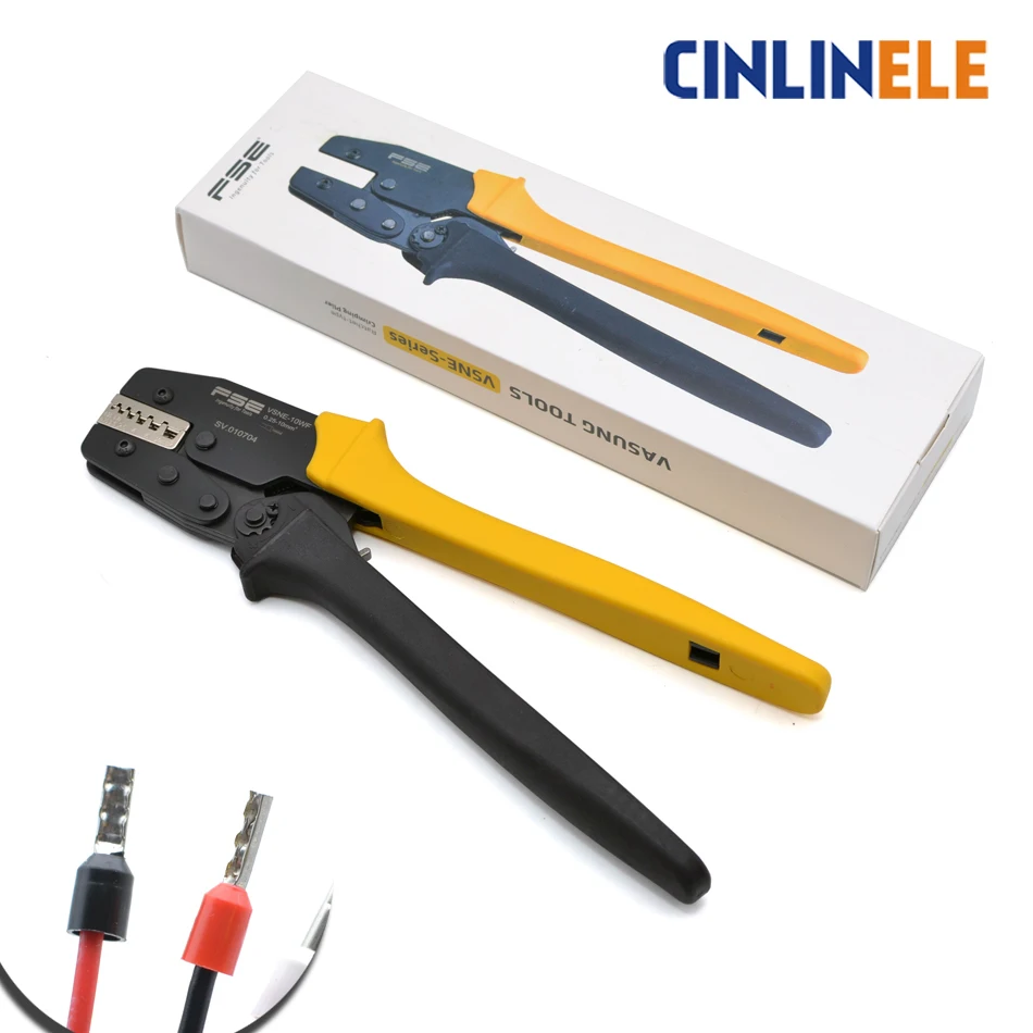 0.25-10mm 23-7AWG High Quality Precision Wire Connector Crimp Pliers VE Tube Bootlace Terminal Tool VSNE-10WF VSNE 10WF FSE
0.25-10mm 23-7AWG High Quality Precision Wire Connector Crimp Pliers VE Tube Bootlace Terminal Tool VSNE-10WF VSNE 10WF FSE