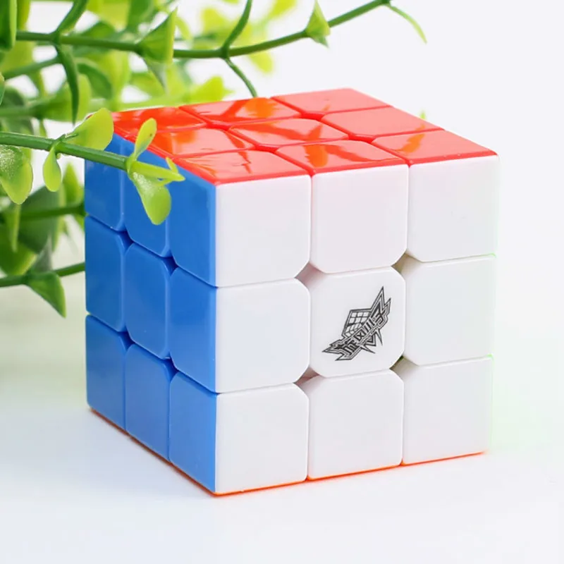 

Cyclone Boys 3x3x3 Profissional Magic Cube Competition Speed Puzzle Cubes Toys For Children Kids cubo magico No Sticker Rainbow