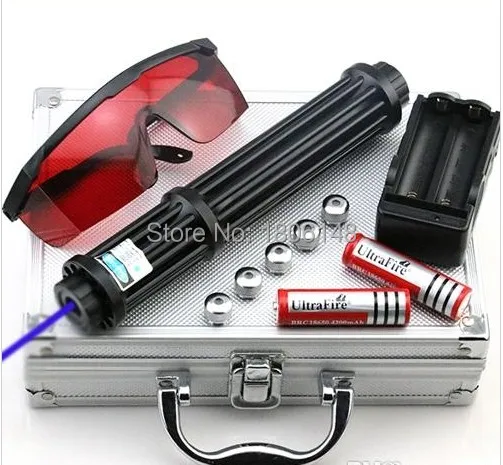 Powerful 450nm 5000000m 5in1 Strong power military blue laser pointer burning match candle lit cigarette wicked torch 500Watt
Powerful 450nm 5000000m 5in1 Strong power military blue laser pointer burning match candle lit cigarette wicked torch 500Watt