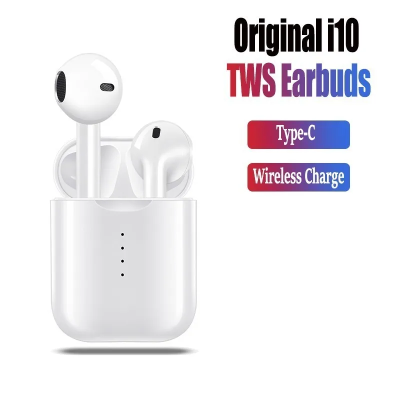Original I10 Tws Wireless Charging Bluetooth 5.0 Mini Earphones Touch Control Type C 3d Sound Earbuds In Ear With Mic
Original I10 Tws Wireless Charging Bluetooth 5.0 Mini Earphones Touch Control Type C 3d Sound Earbuds In Ear With Mic