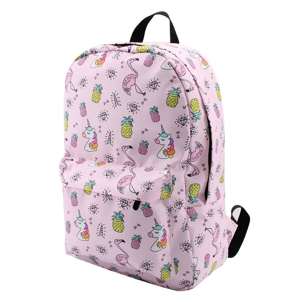 Рюкзак Deanfun для девочек водонепроницаемый рюкзак с изображением фламинго и