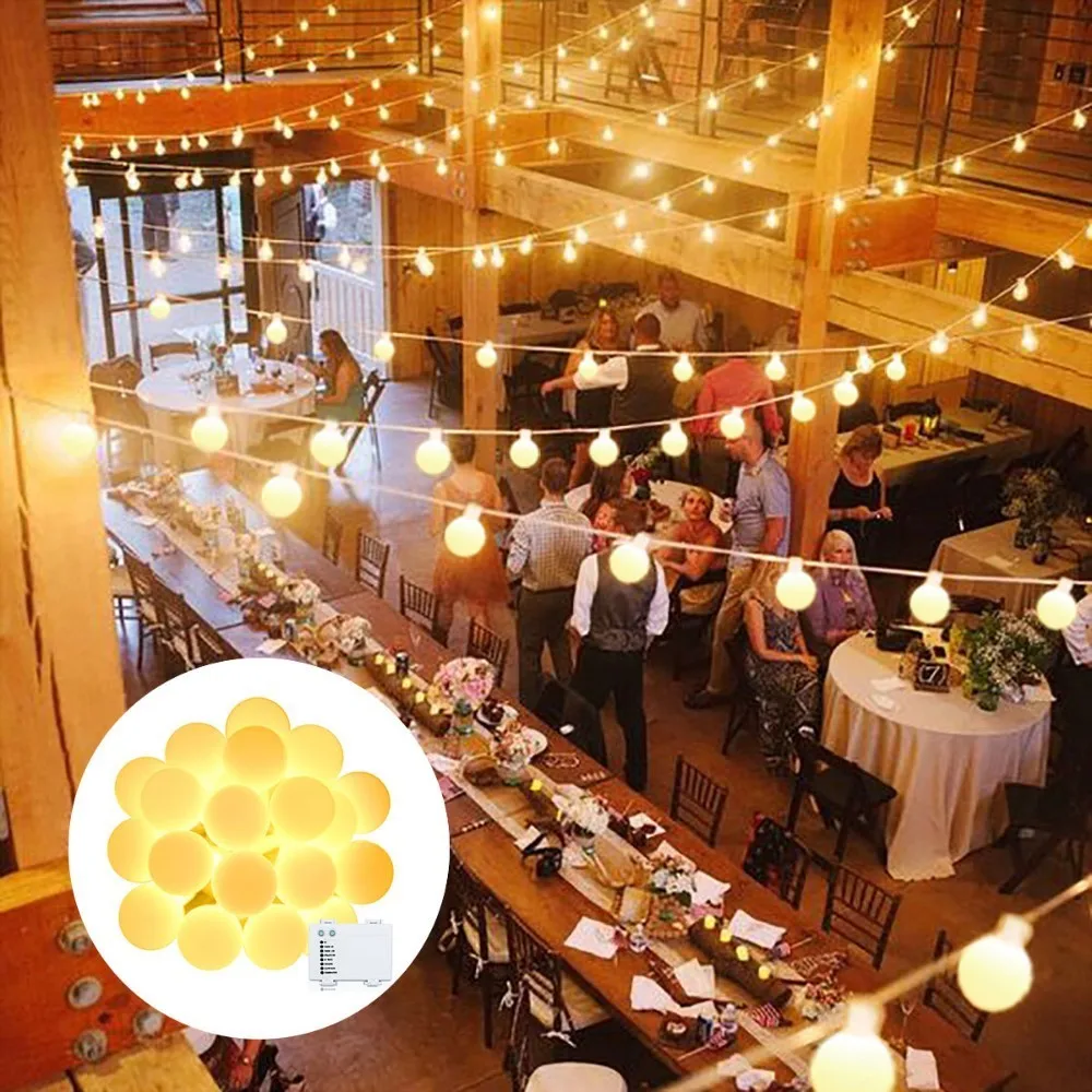 DCOO Globe String Light 40 LED Waterproof Battery Powered Light for Indoor Garden Patio Landscape Home Wedding Party Decoration
DCOO Globe String Light 40 LED Waterproof Battery Powered Light for Indoor Garden Patio Landscape Home Wedding Party Decoration