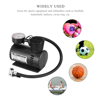 Black Portable Versatile 12V 300PSI Tyre Inflator Pump Mini Compact Compressor Pump Bike Tyre Air Inflator
Black Portable Versatile 12V 300PSI Tyre Inflator Pump Mini Compact Compressor Pump Bike Tyre Air Inflator