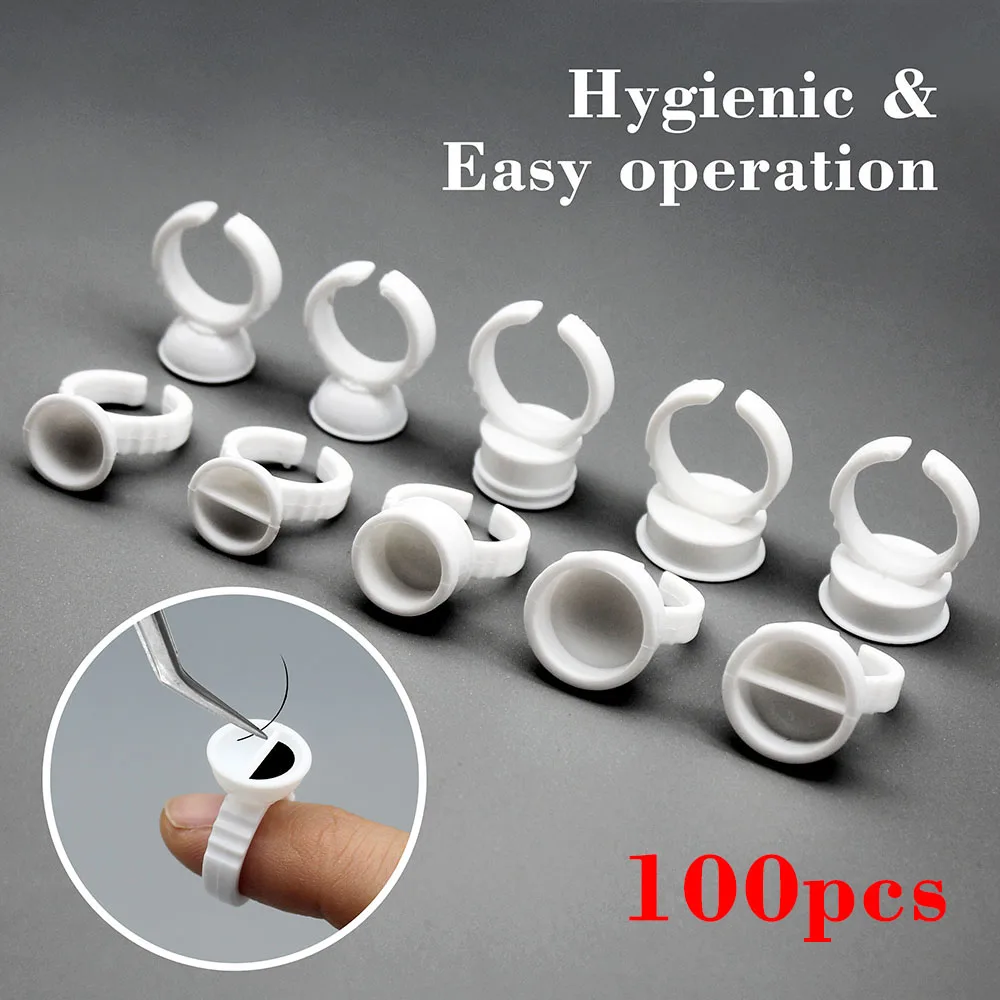 Kimcci 100pcs Disposable Tattoo Pigment Holder Ring Palette with Grid Barrier Eyelash Extension Graft Adhesive Glue Holder Ring
Kimcci 100pcs Disposable Tattoo Pigment Holder Ring Palette with Grid Barrier Eyelash Extension Graft Adhesive Glue Holder Ring