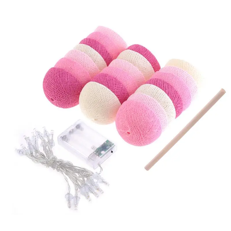 20 LEDs Cotton Ball String Lights AC & Battery Fairy Lights Outdoor Decoration Holiday Garland Christmas Wedding Lighting String
20 LEDs Cotton Ball String Lights AC & Battery Fairy Lights Outdoor Decoration Holiday Garland Christmas Wedding Lighting String