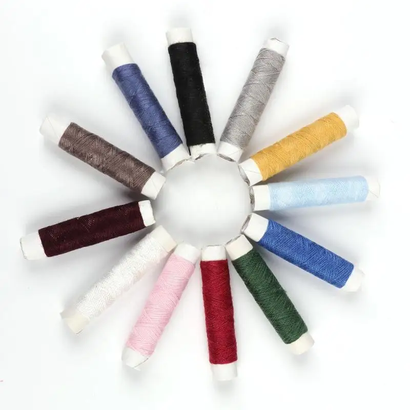 New 2019 12 Spools Mixed Color Polyester Sewing Thread DIY Hand Stitching Threads home DIY Sewing clothing workshop
New 2019 12 Spools Mixed Color Polyester Sewing Thread DIY Hand Stitching Threads home DIY Sewing clothing workshop