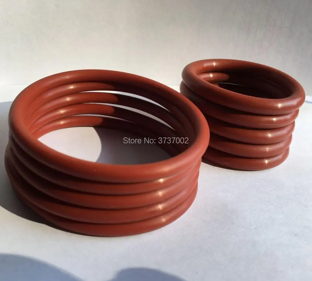 20pcs Silicon Rubber O Rings Seals Gasket 5.7 Thickness OD 30 35 40 45 50 55 60 65 70 75 80mm Heat Resistance O-ring Seal Washer
20pcs Silicon Rubber O Rings Seals Gasket 5.7 Thickness OD 30 35 40 45 50 55 60 65 70 75 80mm Heat Resistance O-ring Seal Washer