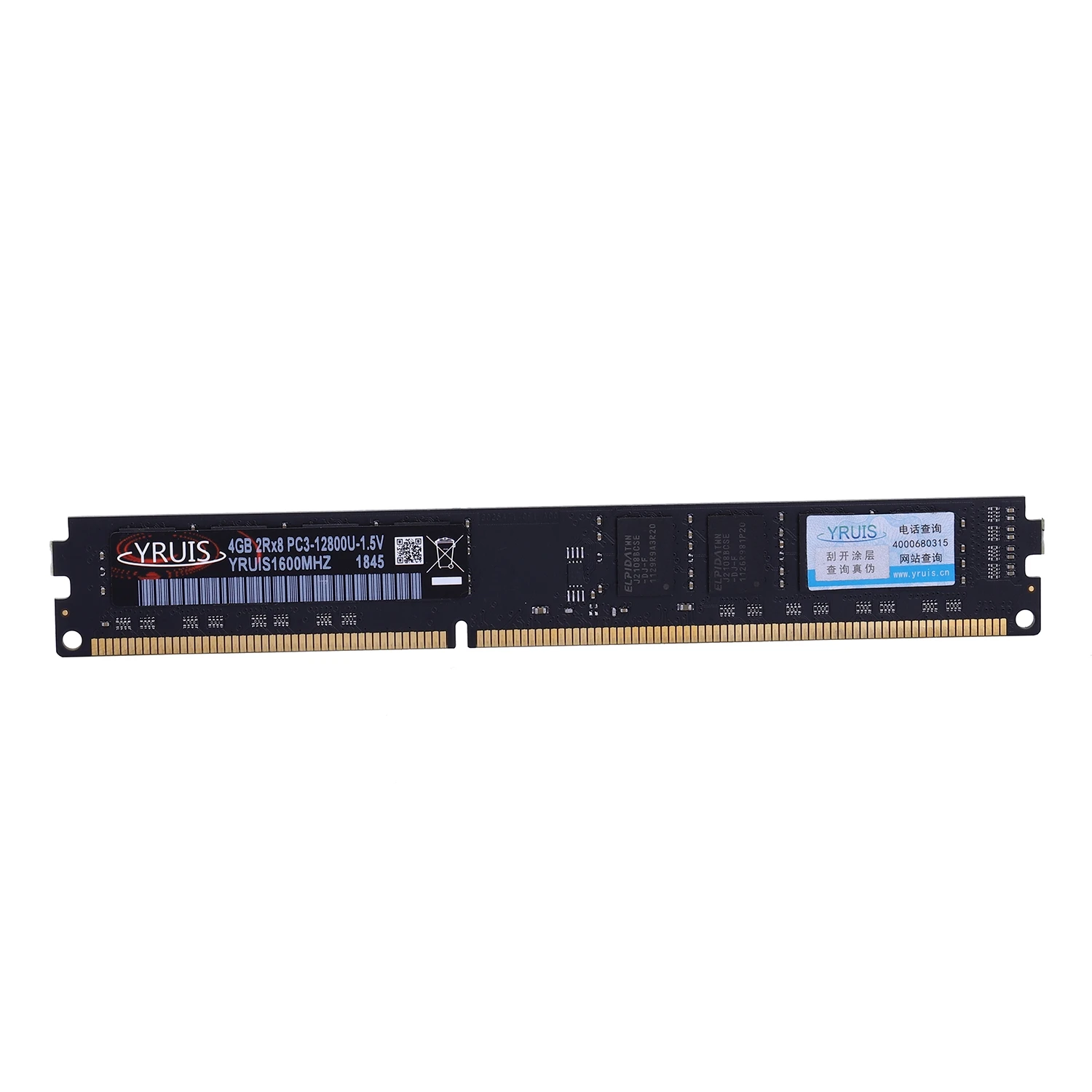 Yruis DDR3 4G Pc Ram Memory Dimm 1.5V Desktop Ram Internal Memory Ram For Computer Games Ram
Yruis DDR3 4G Pc Ram Memory Dimm 1.5V Desktop Ram Internal Memory Ram For Computer Games Ram