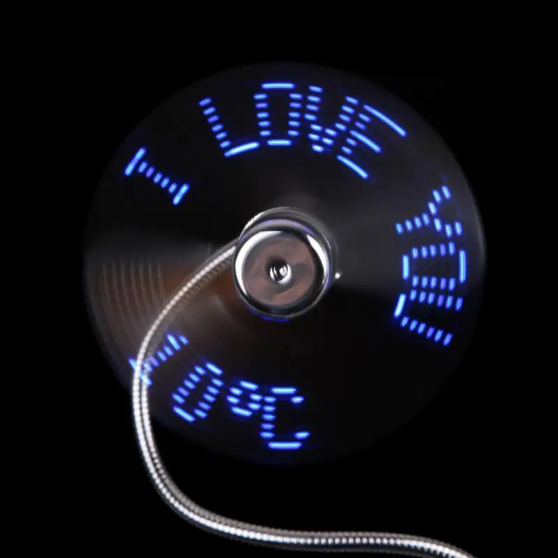 5v USB Gadgets Flexible LED Flash USB Fan with Real time Temperature Display Soft Blades Computer Peripherals Drop Shipping
5v USB Gadgets Flexible LED Flash USB Fan with Real time Temperature Display Soft Blades Computer Peripherals Drop Shipping