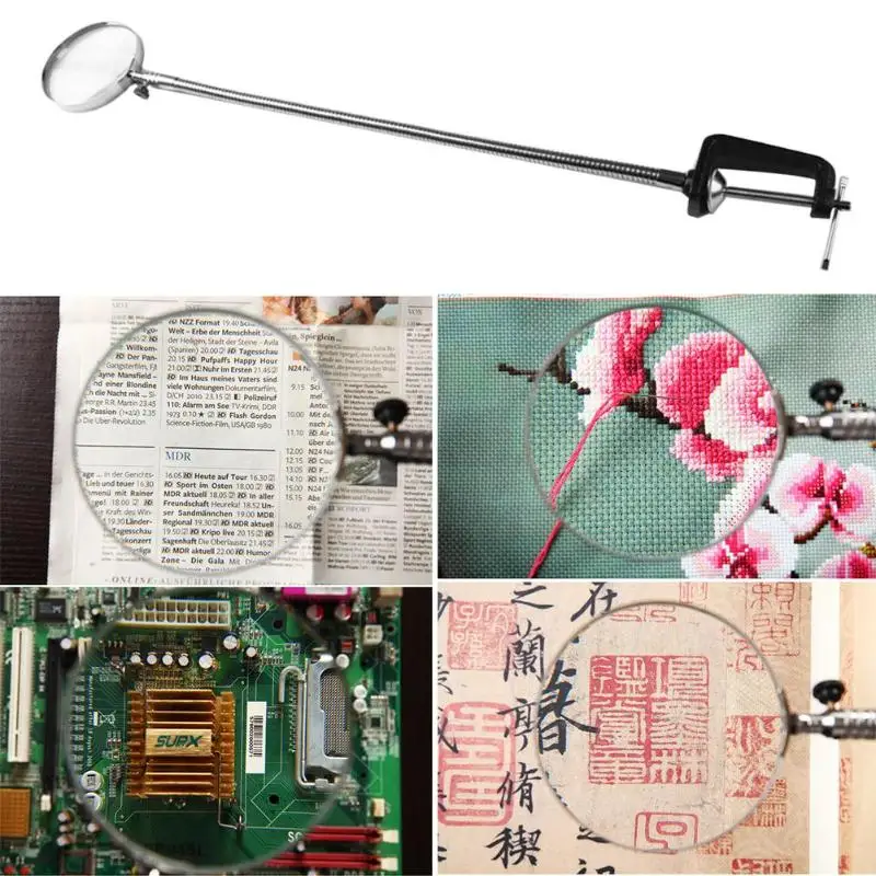 5X Desktop Welding Magnifying Reading Loupe Magnifier Lamp Light Repairing Tools w/Clamp Metal Hose Magnifier Dropshipping
5X Desktop Welding Magnifying Reading Loupe Magnifier Lamp Light Repairing Tools w/Clamp Metal Hose Magnifier Dropshipping
