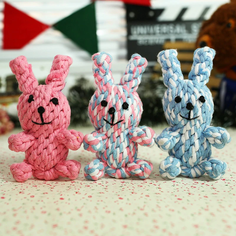 Pet Dog Toys Cotton Dog Rope Toy Knot Puppy Chew Teething Toys Teeth Cleaning Pet Palying Ball Interactive Toy
Pet Dog Toys Cotton Dog Rope Toy Knot Puppy Chew Teething Toys Teeth Cleaning Pet Palying Ball Interactive Toy