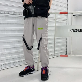2019 Men's Printing Cotton Casual Belt Cargo Pocket Pants Grey/black Trousers Hip Hop Style Joggers Sweatpants Plus Size M-2XL
2019 Men's Printing Cotton Casual Belt Cargo Pocket Pants Grey/black Trousers Hip Hop Style Joggers Sweatpants Plus Size M-2XL