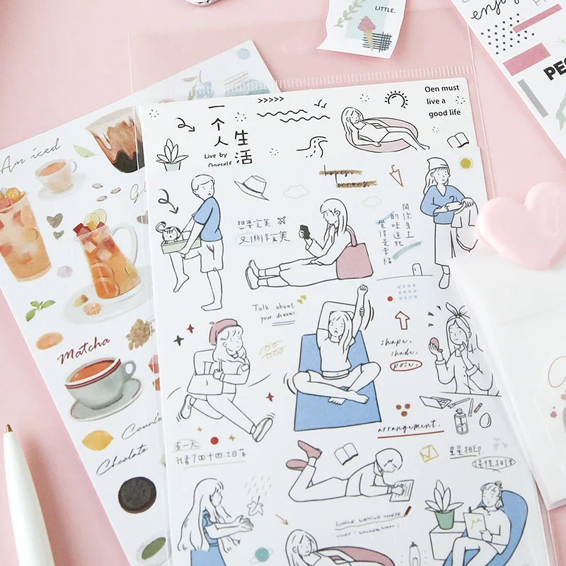1Pcs Creative DIY Stickers Deco Daily Bullet Journal Planner Scrapbook Gift Wrapping
1Pcs Creative DIY Stickers Deco Daily Bullet Journal Planner Scrapbook Gift Wrapping