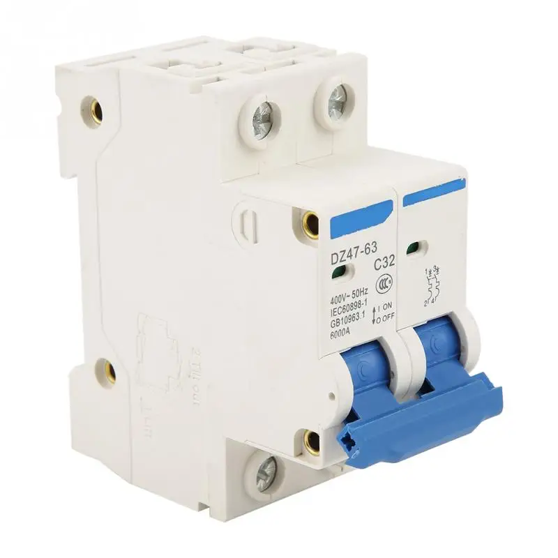 DZ47-63 2Pole 32A RCCB Residual Current Circuit Breaker 220/380V Current Circuit Breaker for Home Decoration
DZ47-63 2Pole 32A RCCB Residual Current Circuit Breaker 220/380V Current Circuit Breaker for Home Decoration