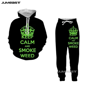 Jumeast 3D Print Green Smoke Weed Pattern Women/Men Hoodie Sweatshirt Fashion English Keep Calm Vests Pans Set Casual Pans Suits
Jumeast 3D Print Green Smoke Weed Pattern Women/Men Hoodie Sweatshirt Fashion English Keep Calm Vests Pans Set Casual Pans Suits