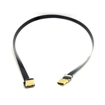 Zihan FPV HDMI Type A Male to Down Angled 90 Degree HDMI Male HDTV FPC Flat Cable 50cm for Multicopter Aerial Photography
Zihan FPV HDMI Type A Male to Down Angled 90 Degree HDMI Male HDTV FPC Flat Cable 50cm for Multicopter Aerial Photography