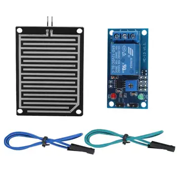12V Rain Water Raindrops Detection Rain Sensor Module Relay Control Module Rain Water Sensor Module
12V Rain Water Raindrops Detection Rain Sensor Module Relay Control Module Rain Water Sensor Module
